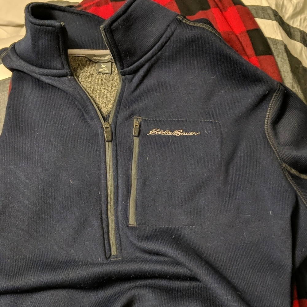 Eddie Bauer 1/2 Zip Radiator Fleece - tall XL